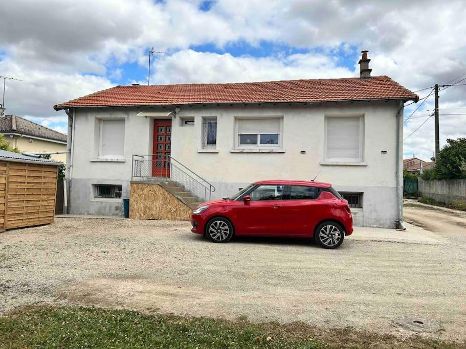 5Min Futuroscope 80M2 - 3 Chambres - Parking Prive - Wifi - Jardin Chasseneuil-du-Poitou Bagian luar foto